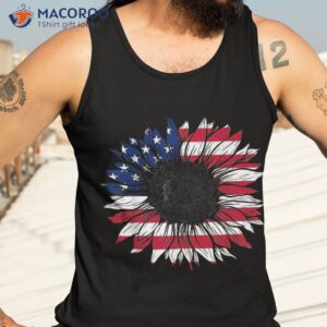 american flag sunflower 4th of july independence usa day shirt tank top 3