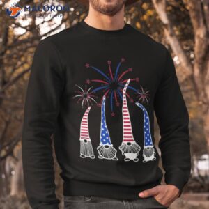 american gnomes celebrating independence day shirt sweatshirt