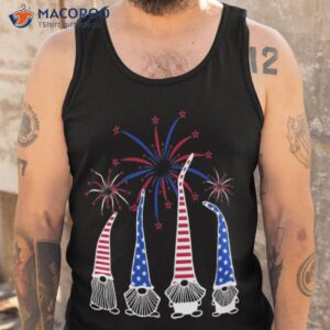 american gnomes celebrating independence day shirt tank top