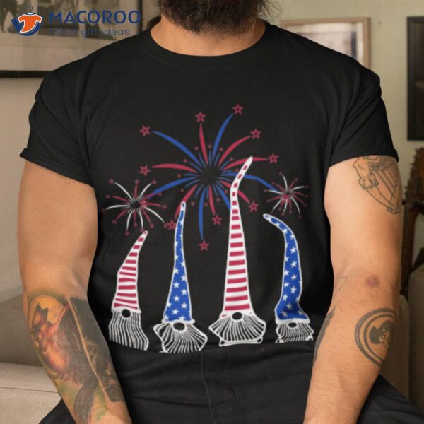 American Gnomes Celebrating Independence Day Shirt