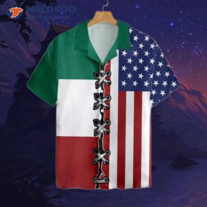 american mexican flag hawaiian shirt 2