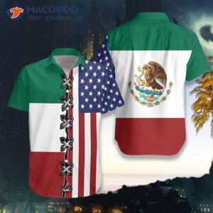 american mexican flag hawaiian shirt 4