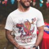 Amerisaurus Hotdog T Rex Dinosaur 4th Of July Funny Shirt