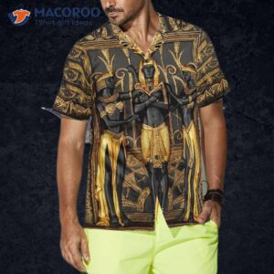 ancient egyptian pharaoh hawaiian shirt 2