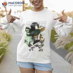 anime character mikasa ackerman attack on titan shirt sweatshirt 1