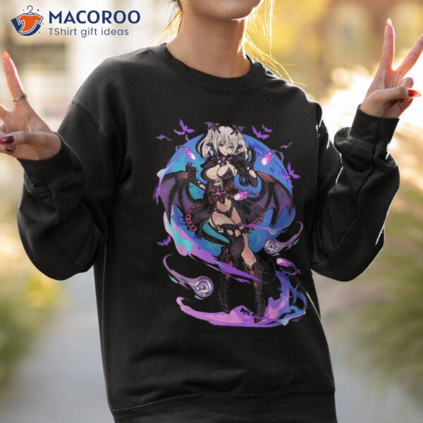 Anime Demon Girl Japanese Aesthetic Waifu Kawaii Otaku Art Shirt