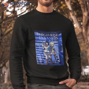 anime design high rise invasion shirt sweatshirt