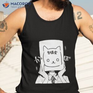 anime girl mask anime otaku manga shirt tank top 3