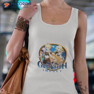 anime logo genshin impact shirt tank top 4