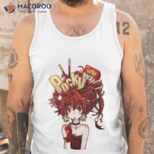 Anime Pocky Love Snack Graphic Shirt 3 anime pocky love snack graphic shirt tank top
