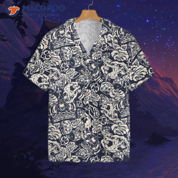 Ape Skull Seamless Pattern Hawaiian Shirt