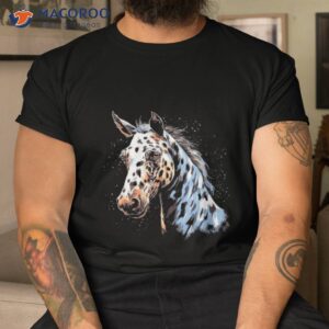 appaloosa horse spotted horses riding equestrian shirt tshirt