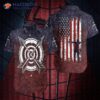 Archery Usa Flag Hawaiian Shirt