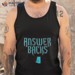 arizona baseball answer backs shirt tank top