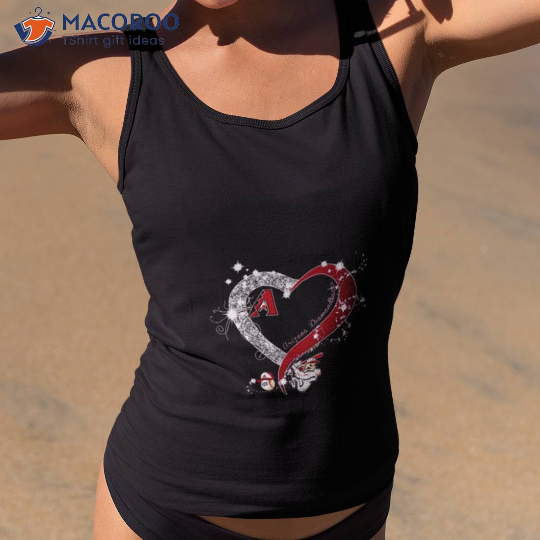 Arizona Diamondbacks Baseball Glitter Heart 2023 Shirt Arizona Diamondbacks Baseball Glitter Heart 2023 Shirt