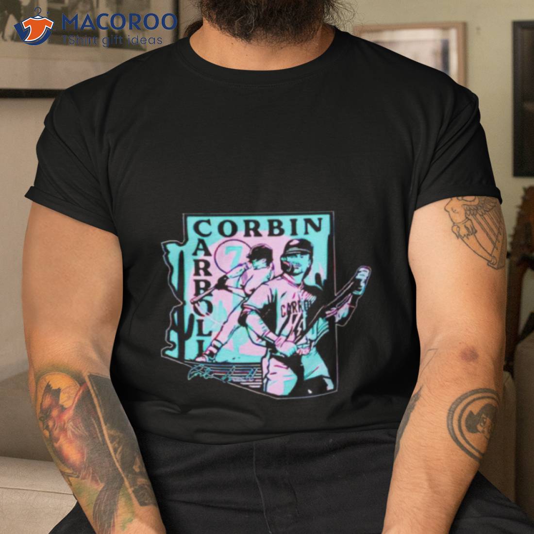 Arizona: Corbin Carroll, Adult T-Shirt / Small - MLB - Sports Fan Gear | breakingt