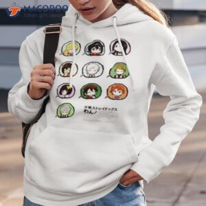 armed detective agency characters in bubbles shirt hoodie 3