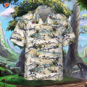 army aviation aircraft tropical pattern hawaiian shirt shirt for 2