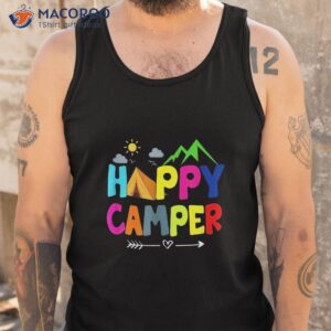 arrow camper happy summer camp camping gift kids shirt tank top