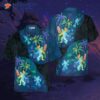 Artistic Summer Bigfoot Hawaiian Shirts For , Black And Blue Sasquatch