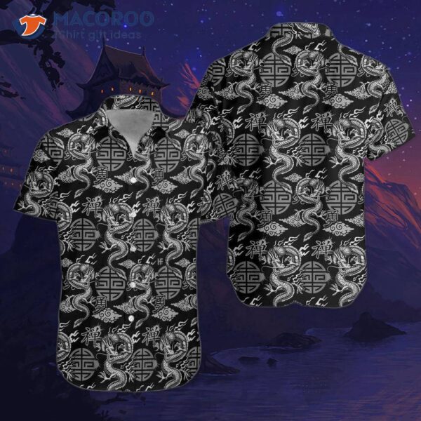 Asian Dragon Hawaiian Shirt