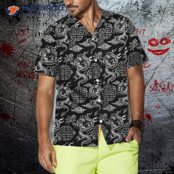 Asian Dragon Hawaiian Shirt