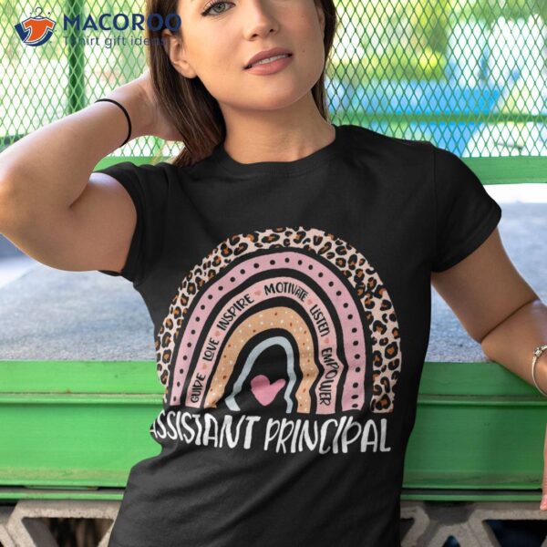 Assistant Principal Rainbow Leopard School Front Office Shirt