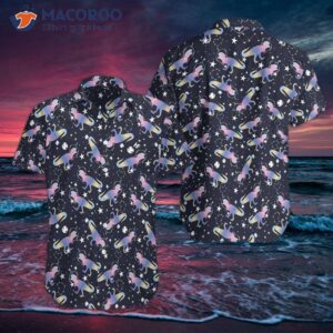 astro t rex dinosaur hawaiian shirt 3