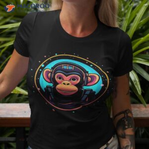 Astronaut Monkey In Space Funny Galaxy Animals Shirt