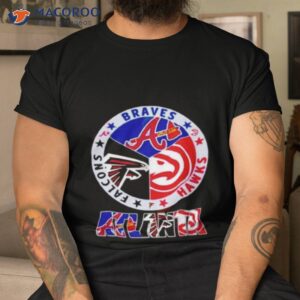atlanta sport teams falcons braves hawks shirt tshirt