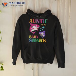 Auntie Of The Baby Birthday Shark Mother’s Day Shirt