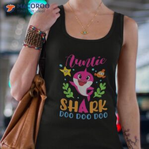 auntie shark shirt lover family mother s day tank top 4