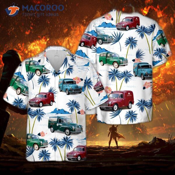 Austin Morris Minor Van Hawaiian Shirt