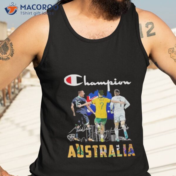 Australia Team Sports Champion Signatures Shirt