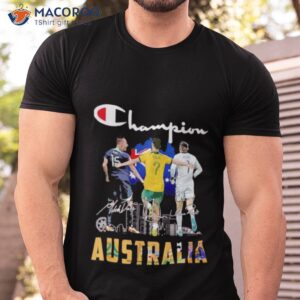 australia team sports champion signatures shirt tshirt