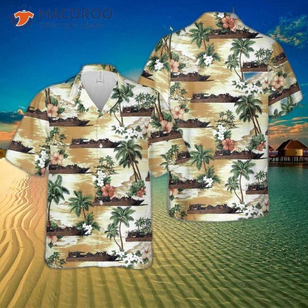 Australian Army Lcm-8 Hawaiian-style Shirt