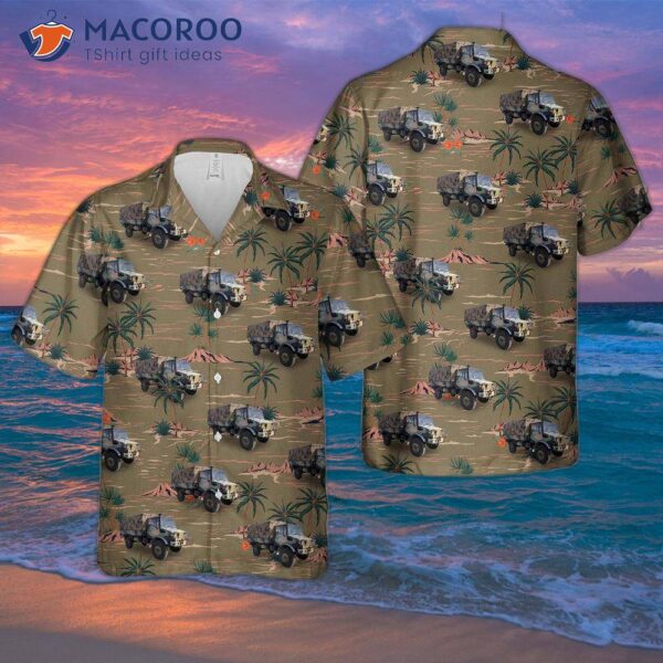 Australian Army Unimog Hawaiian Shirt