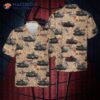 Austrian Armed Forces Bergepanzer Greif A1 04009g Hawaiian Shirt