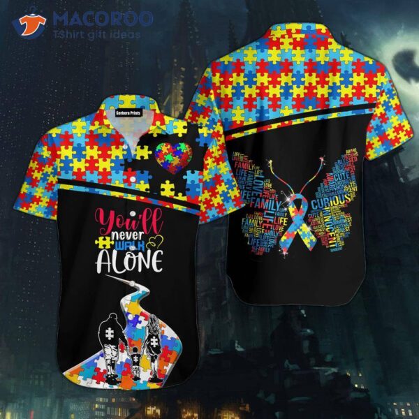 Autism Awareness: You’ll Never Walk Alone In Black Hawaiian Shirts