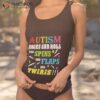 Autism Rocks Rolls Spins Flaps Twiris Shirt