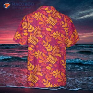 Autumn Leaves Seamless Pattern For Thanksgiving Hawaiian Shirt, Fall Gift Day