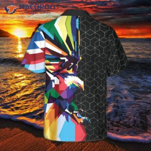 “awesome, Colorful American Eagle Design Hawaiian Shirt”