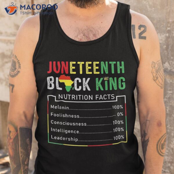 Awesome Juneteenth Black King Melanin Fathers Day Boys Shirt