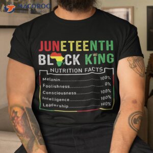 awesome juneteenth black king melanin fathers day boys shirt tshirt