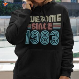 Awesome Since 1983 Tees Vintage Retro Limited Edition Shirt
