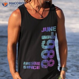 awesome since june 1988 35th birthday born shirt tank top