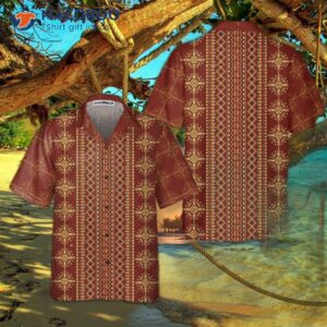 aztec geometric vintage pattern native american hawaiian shirt cool indian shirt 4