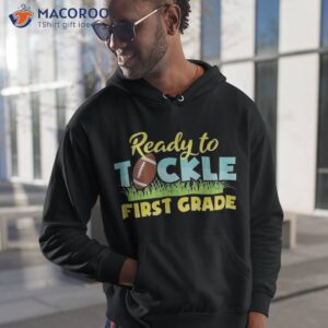 Back To School Outfit – Ready Tackle First Grade Shirt