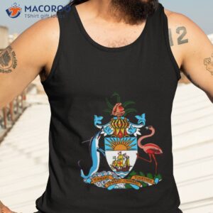 bahamas coat of arms onward upward shirt tank top 3