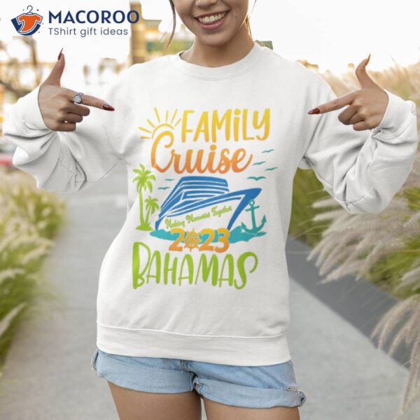 Bahamas Cruise 2023 Family Friends Group Vacation Matching Shirt